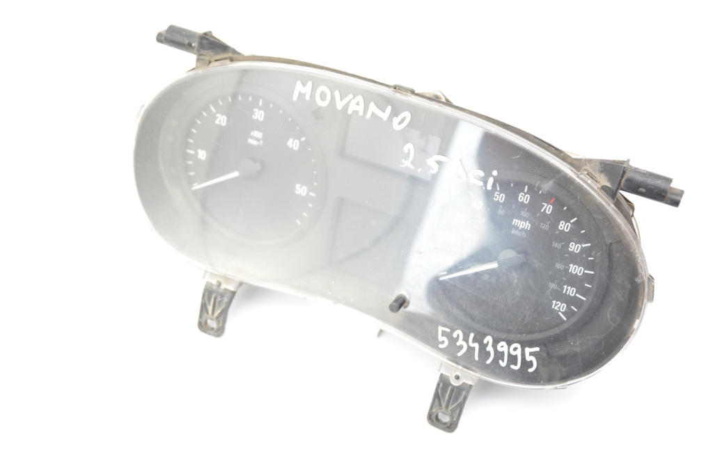 Ceas Bord / Instrument De Bord Opel Movano A 1998-2010 2.5 Dti Motorina Anglia - Afisaj Mile Si Km P8200467958D, 8200467958