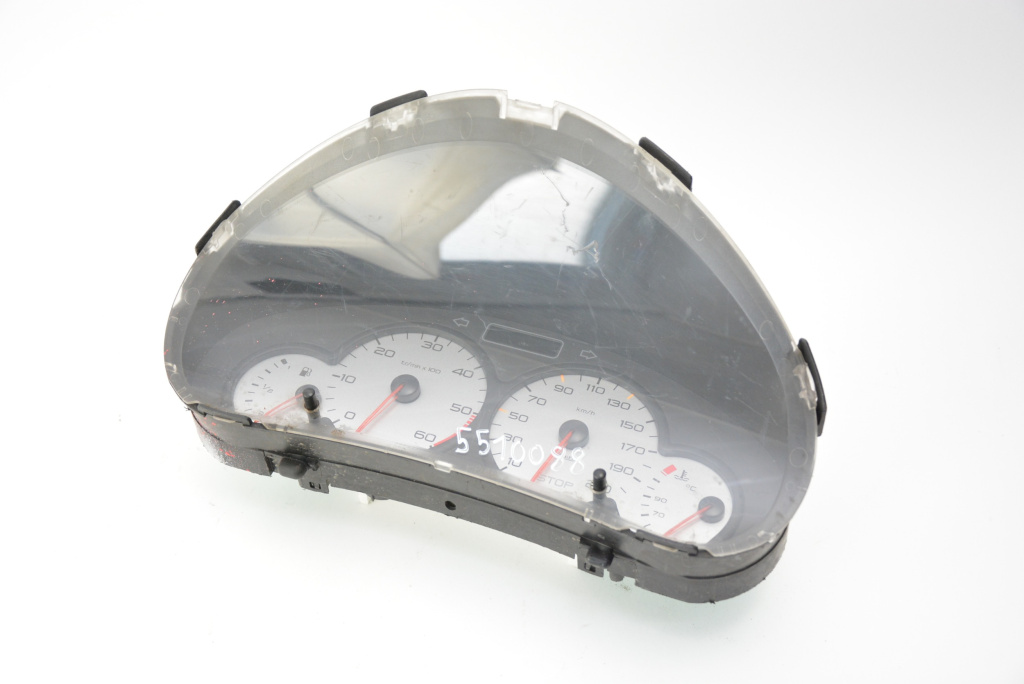 Ceas Bord / Instrument De Bord Peugeot 206 1998-2013 1.4 Hdi Motorina Europa - Afisaj In Km 9648836580