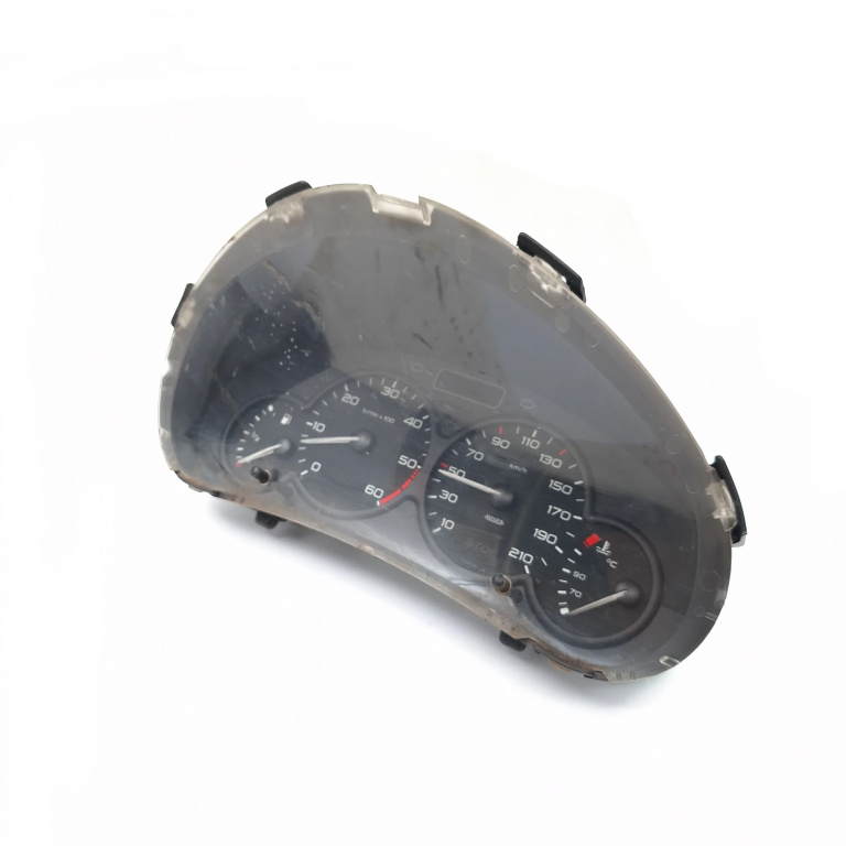 Ceas Bord / Instrument De Bord Peugeot 206 1998-2013 1.4 Hdi 8Hx (Dv4Td) Motorina Anglia - Afisaj Mile Si Km Motorina 5550003000, 5550003001, 9659728880, 000501702, Jrt1400, Md1Xjt97