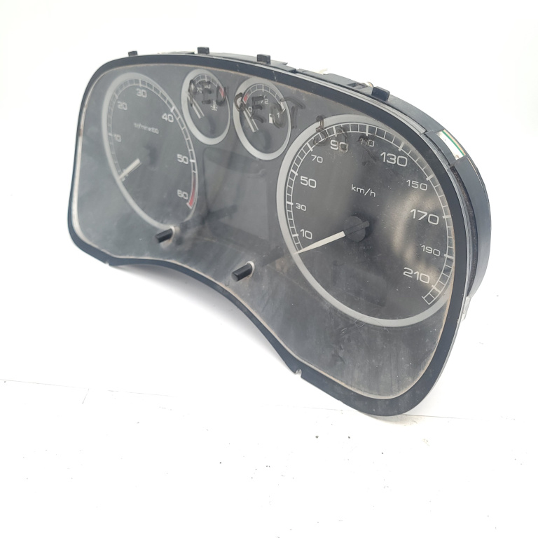 Ceas Bord / Instrument De Bord Peugeot 307 2001-2008 Europa - Afisaj In Km P9636708880, 216553038, 216553038X, 216518703, 216518625 Sagem