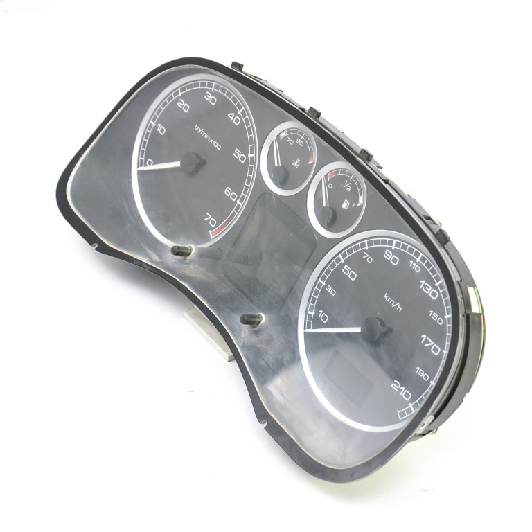 Ceas Bord / Instrument De Bord Peugeot 307 2001-2008 Europa - Afisaj In Km Benzina P9647538280, 216518625, 21651862-5, 216518703, 21651870-3 Johnson Controls/Sagem