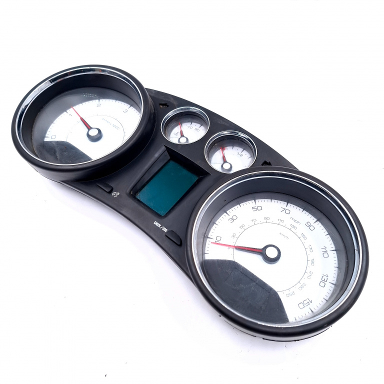Ceas Bord / Instrument De Bord Peugeot 308 (4A, 4C) 2007-2013 1.6 Hdi 9Hp (Dv6Dted) Motorina Europa - Afisaj In Km Motorina 5550015540