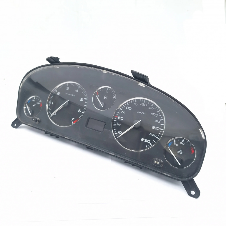 Ceas Bord / Instrument De Bord Peugeot 406 1995-2004 1.8 16V 6Fz (Ew7J4) Benzina Europa - Afisaj In Km Benzina 9648213780, 110080108029, 0200800315, F868D9, 822555