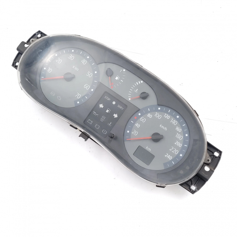 Ceas Bord / Instrument De Bord Renault Clio 2 / Symbol 1 1998-2008 1.4 (B/Cb0C) K7J 700 Benzina Europa - Afisaj In Km Benzina 8200366641, 8200366641Go, 216501761 Sagem