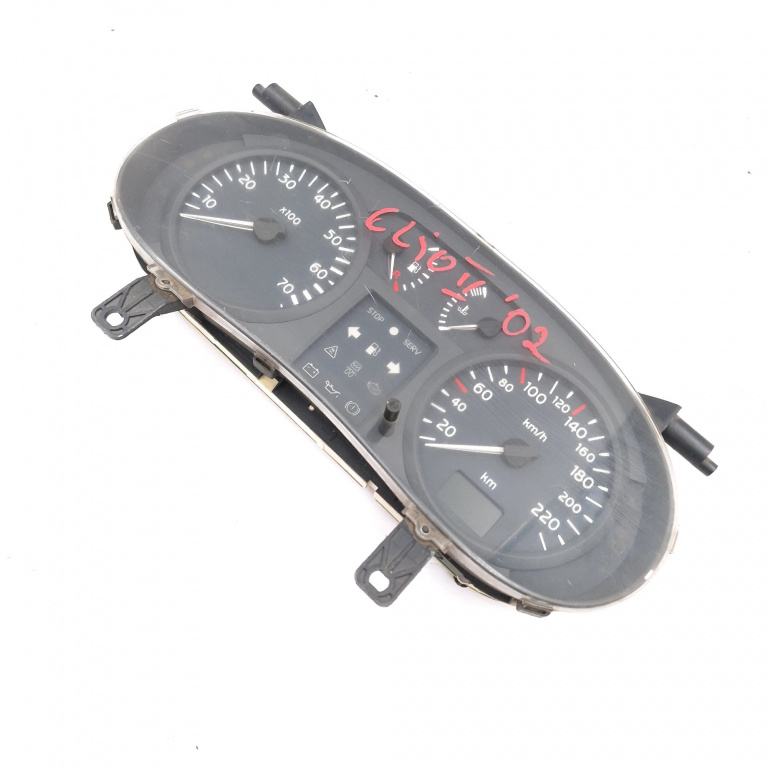 Ceas Bord / Instrument De Bord Renault Clio 2 / Symbol 1 1998-2008 1.5 Dci (Sb07) K9K 700 Motorina Europa - Afisaj In Km Motorina P8200059763, 216589083, Ns0591953A, 21658908-3, 21659071, 21658611, 210501761