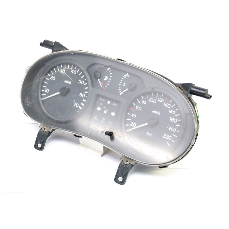 Ceas Bord / Instrument De Bord Renault Clio 2 / Symbol 1 1998-2008 1.5 Dci K9K 702 Motorina Europa - Afisaj In Km Motorina 216589083, 21658908-3 Sagem