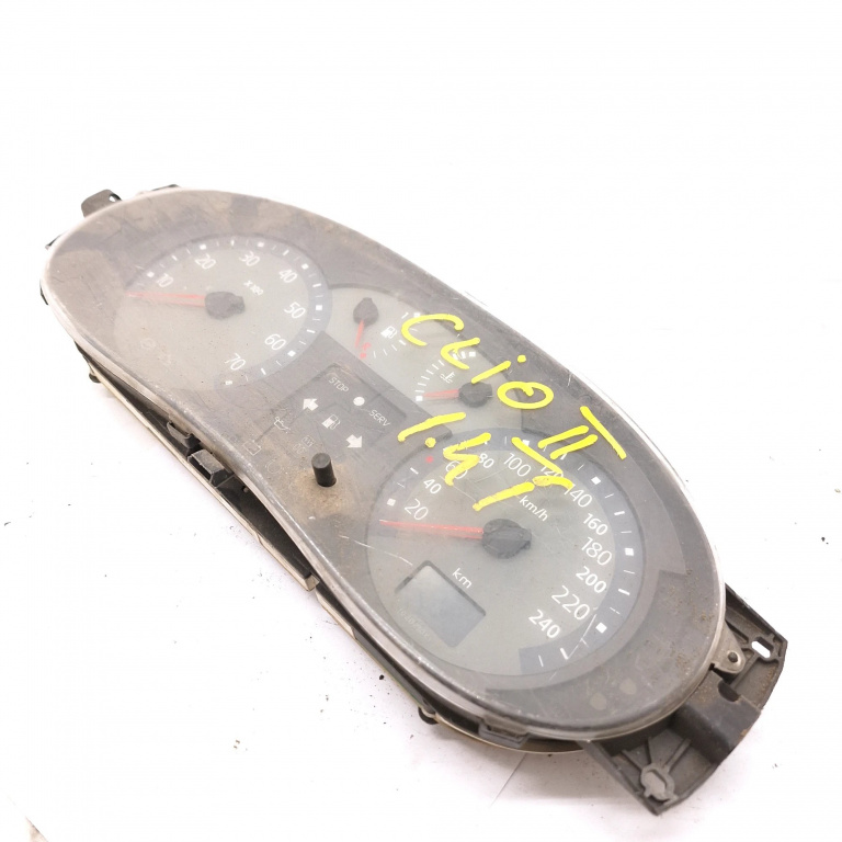 Ceas Bord / Instrument De Bord Renault Clio 2 / Symbol 1 1998-2008 1.4 (B/Cb0C) Benzina Europa - Afisaj In Km Benzina 8200366641, 216777500, 216701246A1, 216501761, P8200366641, Ns9048284Z, 820036664160 Sagem