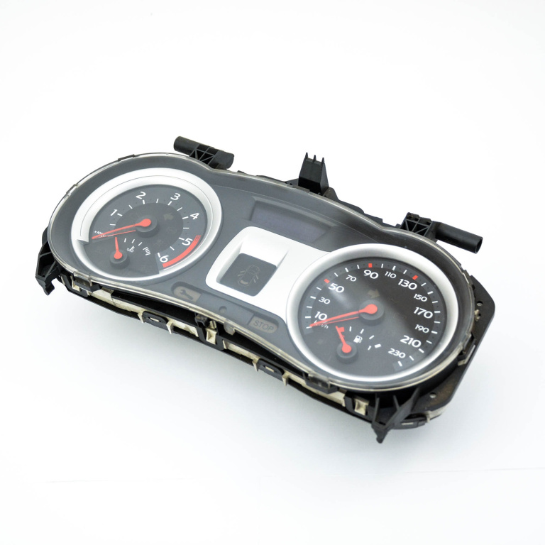 Ceas Bord / Instrument De Bord Renault Clio 3 2005-2012 1.5 Dci K9K 752 Motorina Europa - Afisaj In Km 8200582705, 8200582705H