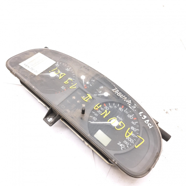 Ceas Bord / Instrument De Bord Renault Laguna 2 2001-2007 1.9 Dci F9Q 750 Motorina Europa - Afisaj In Km Motorina 8200218863, 5514000062, 7N1806A2, 501018550077, Ren7E36