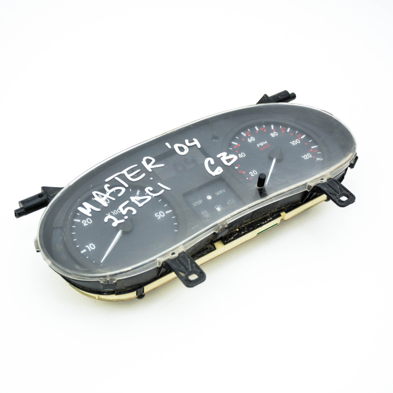 Ceas Bord / Instrument De Bord Renault Master 2 1998-2010 Anglia - Afisaj Mile Si Km P8200199512B