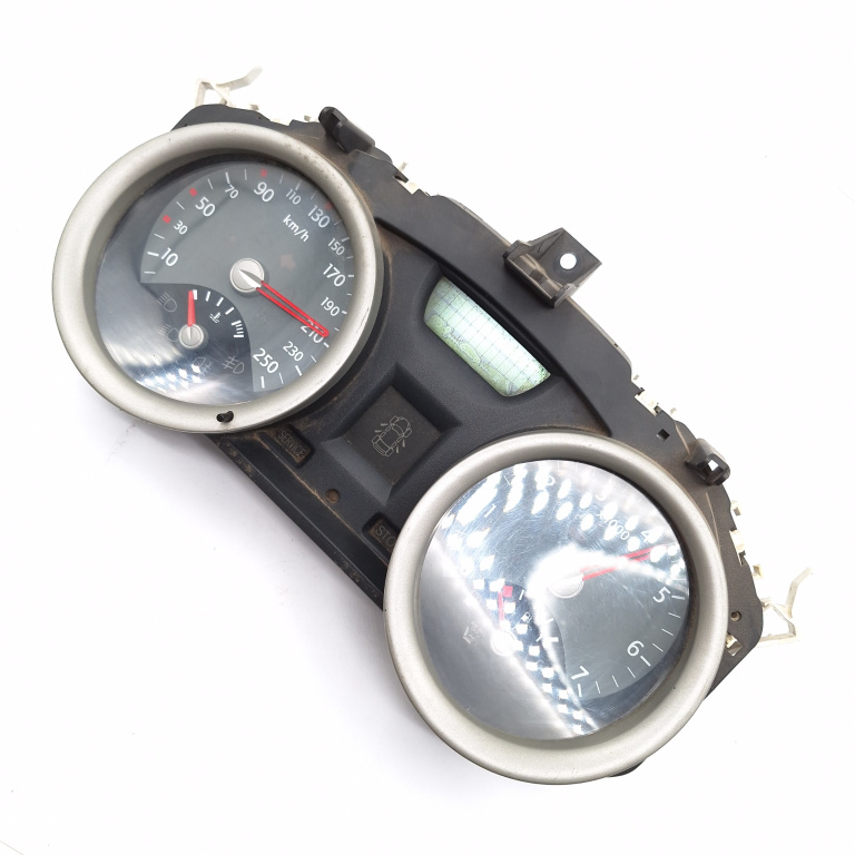 Ceas Bord / Instrument De Bord Renault Megane 2 2002-2010 1.6 16V K4M 760 Benzina Europa - Afisaj In Km Benzina 2Rpf10A855Ad, 2Rpf-10A855-Ad, 35110419, 2Rpf14B115Ah, 2Rpf-14B115-Ah, 2Rpf14B11, Rbaa007Jb4, 8200292059
