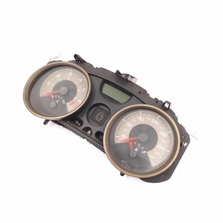 Ceas Bord / Instrument De Bord Renault Megane 2 2002-2010 1.6 16V K4M 812 Benzina Europa - Afisaj In Km Benzina 8200793119, Vp5Rpf-14B115-Ar, Vp5Rpf14B115Ar, 4Gbc050674, 351 1 0419, 35110419 Visteon