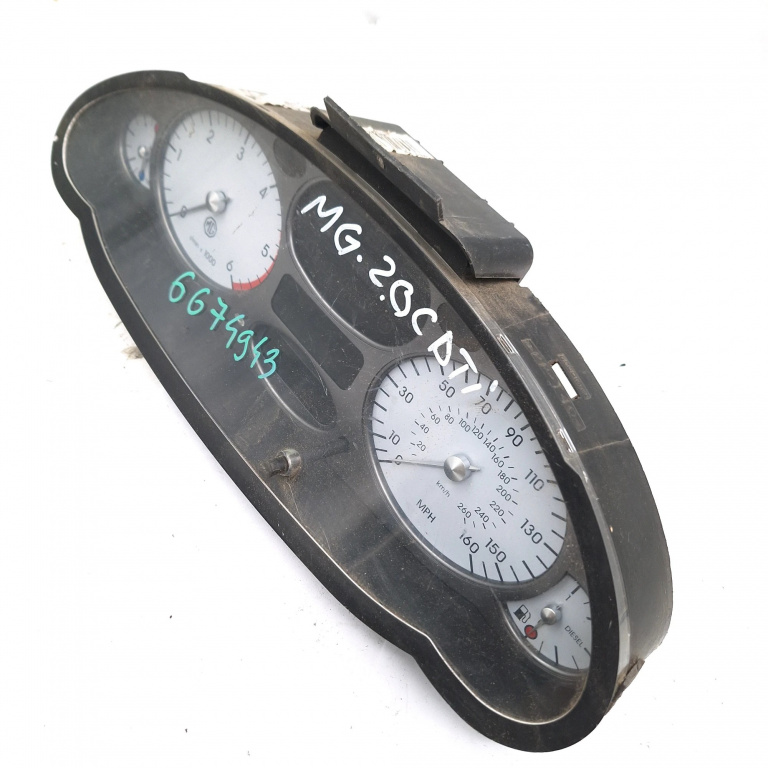 Ceas Bord / Instrument De Bord Rover 75 (Rj) 1998-2005 2.0 Cdti 204D2 Motorina Anglia - Afisaj Mile Si Km Motorina Yac005060, 110008878036, 88311272 Vdo Ag