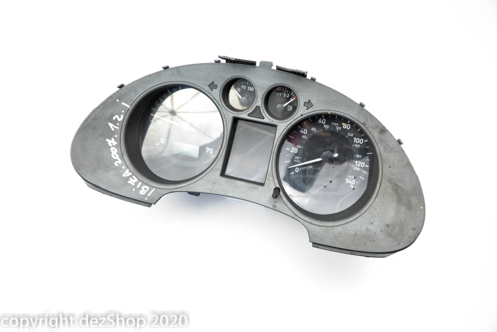 Ceas Bord / Instrument De Bord Seat Ibiza Mk4 (6L) 2002-2008 Anglia - Afisaj Mile Si Km 6L0920903