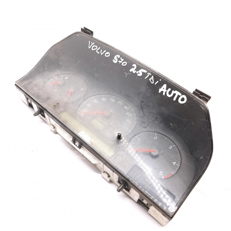 Ceas Bord / Instrument De Bord Volvo S70 (Ls) 1996-2000 2.5 Tdi D 5252 T Motorina Europa - Afisaj In Km Motorina 9168386, 9168138, 69794700T, 9168144, Vvocebo00001 Yazaki
