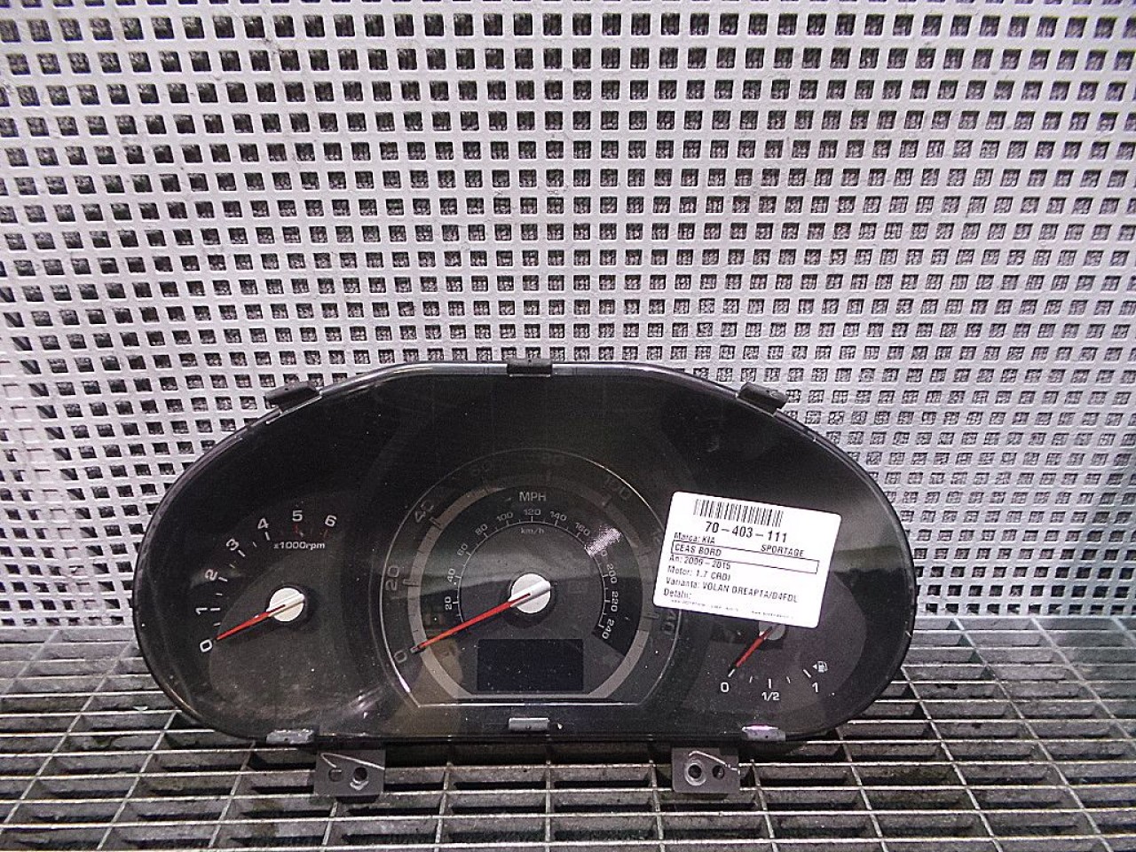 CEAS BORD KIA SPORTAGE 1.7 CRDI - (2010 2015)
