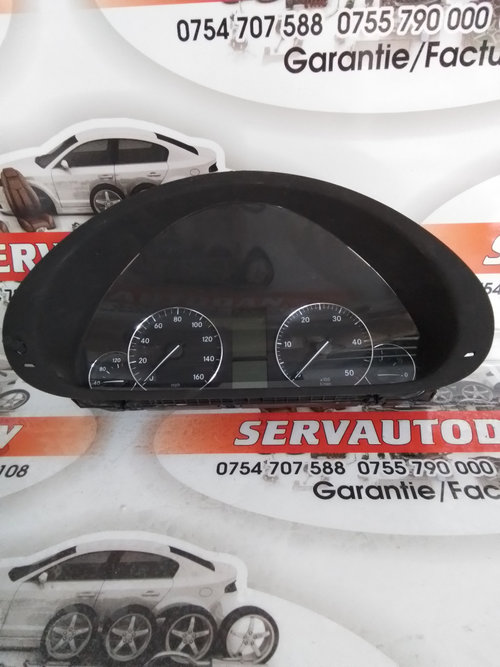 Ceas bord Mercedes-Benz C-Class (2001-2007) [W203] 2.2 Motorina 2003, A2035405047 / Volan dreapta