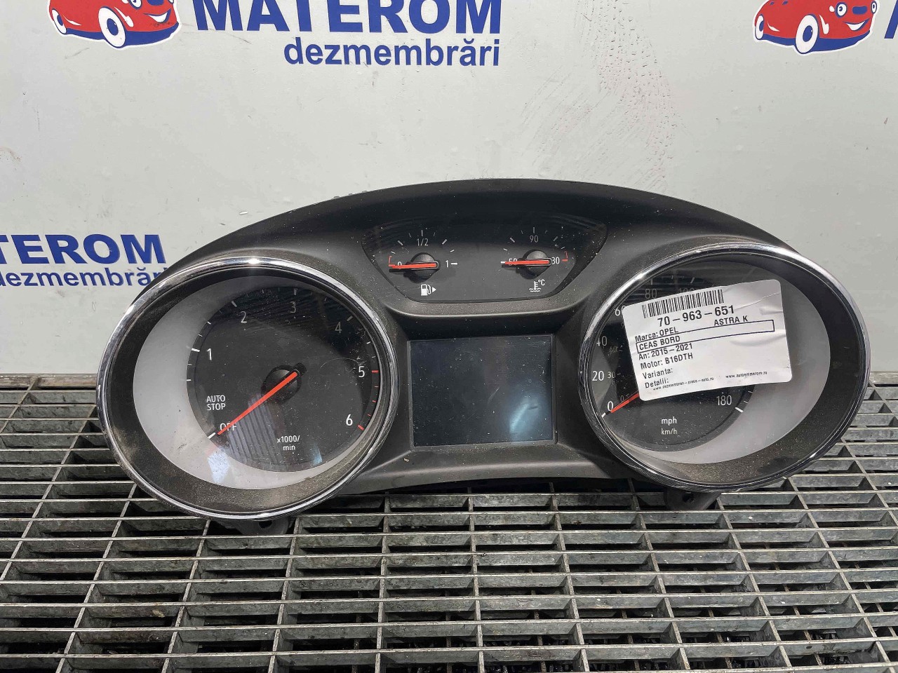 CEAS BORD OPEL ASTRA K ASTRA K B16DTH - (2015 2021)