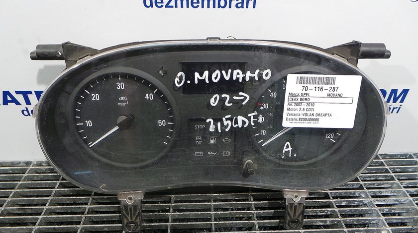 CEAS BORD OPEL MOVANO MOVANO 2.5 CDTI - (2003 2010)