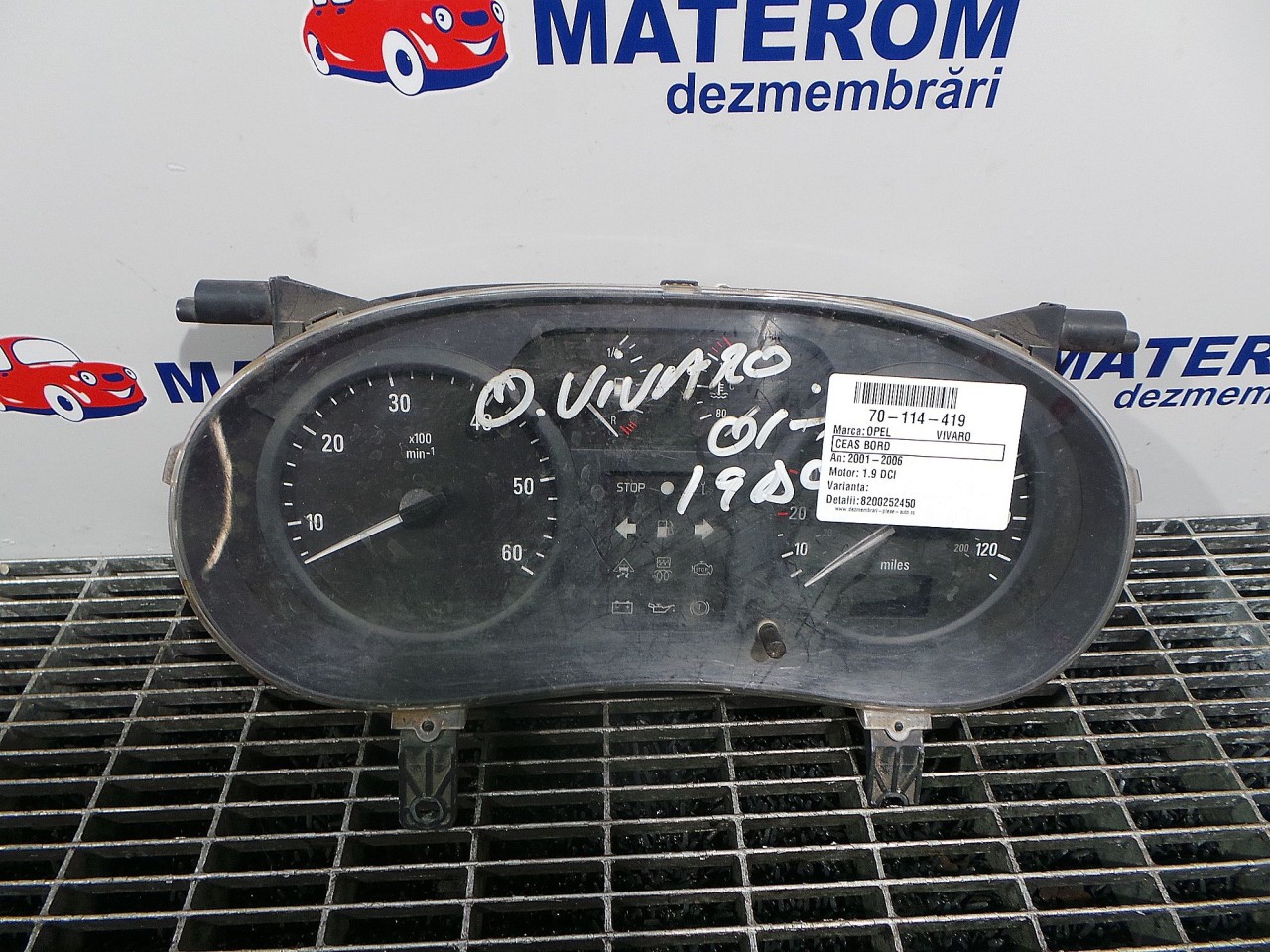 CEAS BORD OPEL VIVARO 1.9 DCI - (2001 2006)