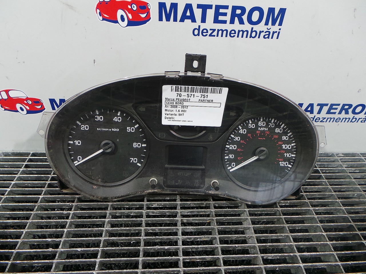CEAS BORD PEUGEOT PARTNER 1.6 HDI - (2008 2012)