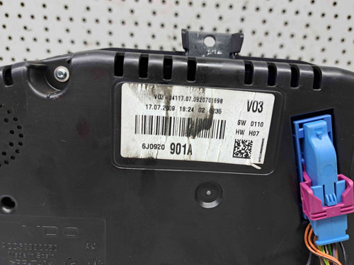 Ceas bord Seat Ibiza 5 (6J5) [Fabr 2008-2017] 6J0920901A