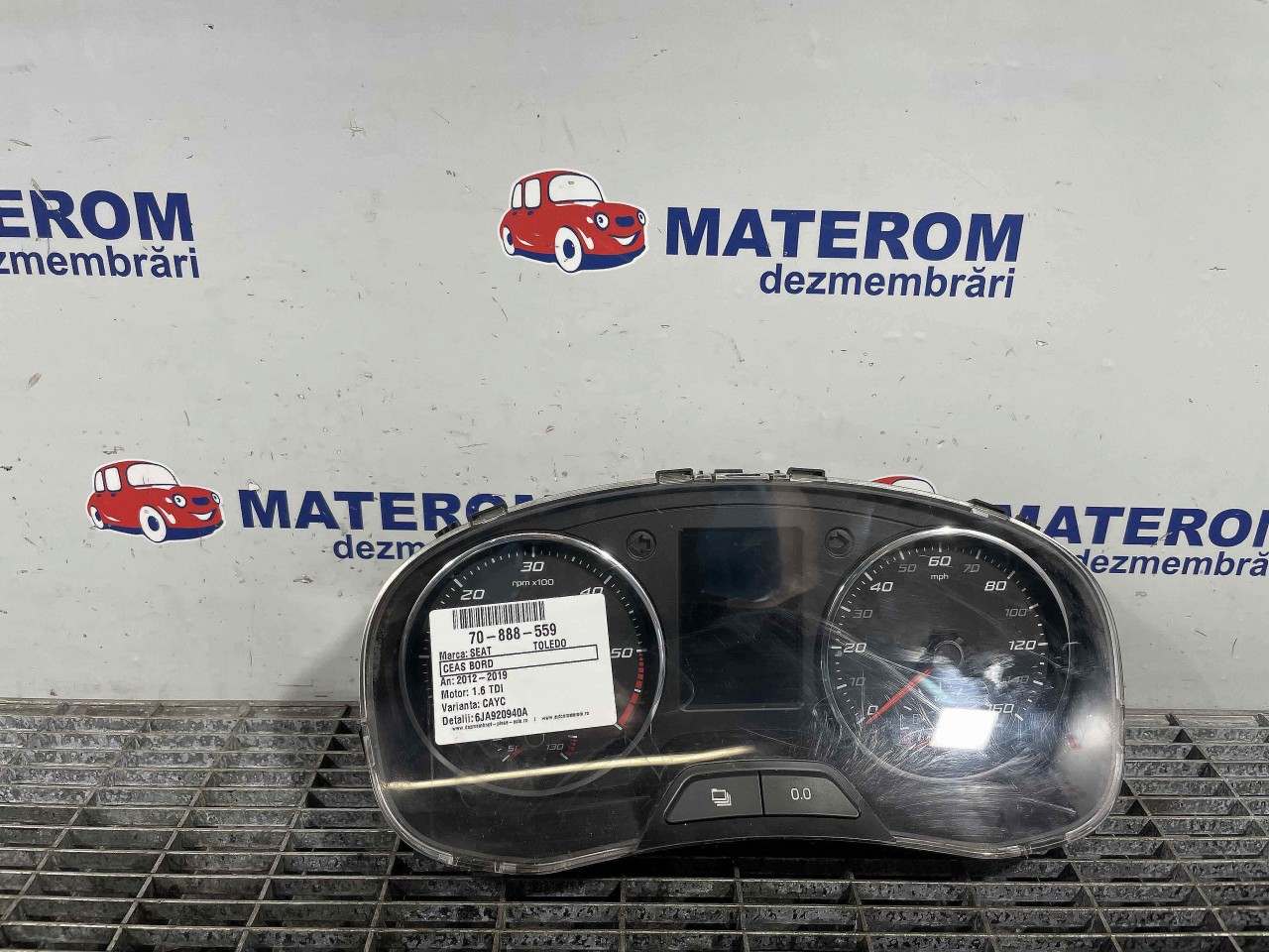 CEAS BORD SEAT TOLEDO 1.6 TDI - (2012 2019)