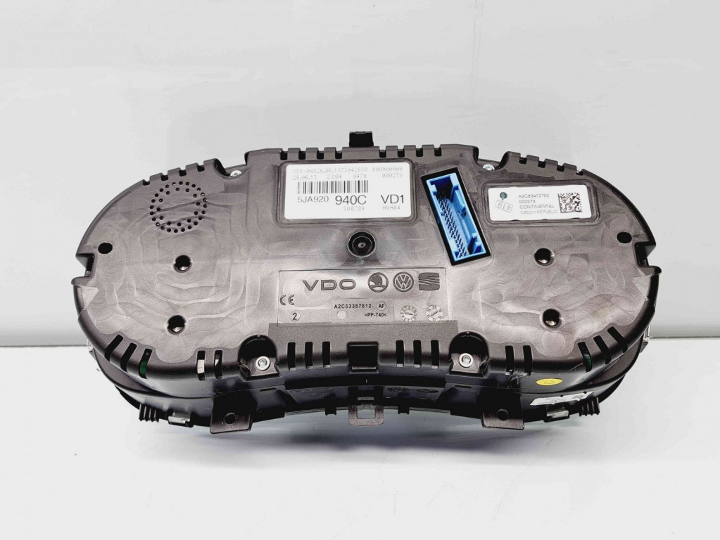 Ceas bord Skoda Rapid (NH3) [Fabr 2012-2019] 5JA920940C