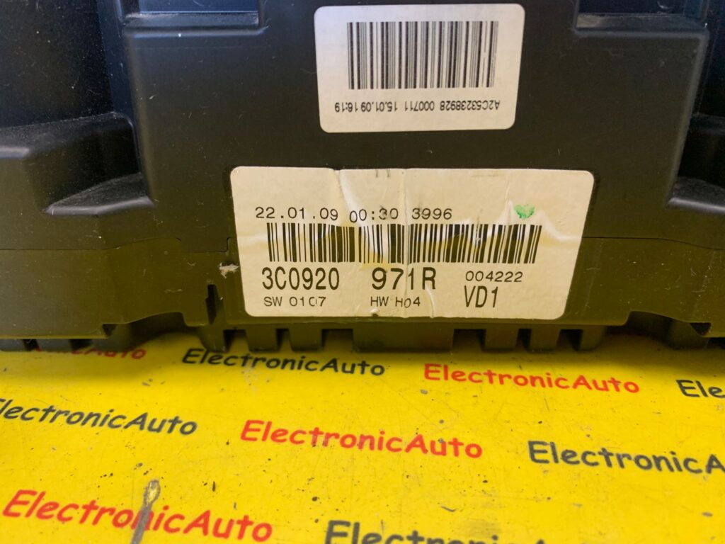 Ceas bord Volkswagen Passat, 3C0920971R,