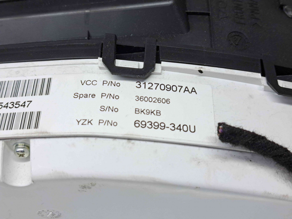 Ceas bord Volvo XC60 [Fabr 2008-2017] 31270907AA