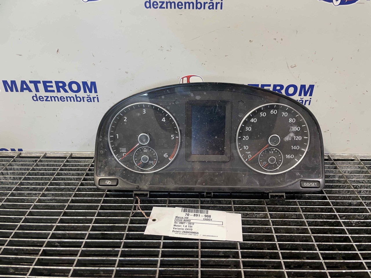 CEAS BORD VW CADDY 1.6 TDI - (2010 2015)