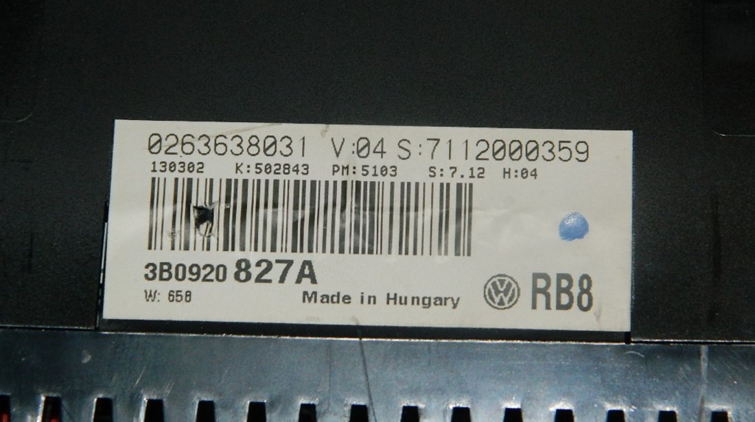 Ceas bord VW Passat VI 1.9 TDI 101 CP