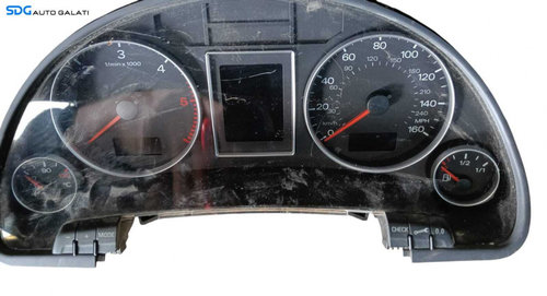 Ceas Ceasuri Bord Cluster Instrumente Bord Audi A4 B7 2.0 TDI BRD 2005 - 2008 Cod 1036901830 [M8384]