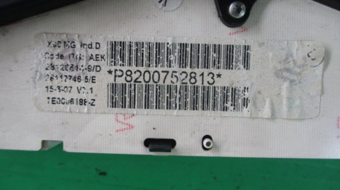 CEAS / CEASURI BORD KILOMETRAJ COD P8200752813 DACIA LOGAN 1.5 DCI FAB. 2004 - 2012 ⭐⭐⭐⭐⭐