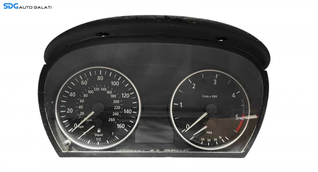 Ceas Ceasuri Cluster Instrumente Bord BMW Seria 3 E90 E91 2.0 Diesel 2004 - 2011 Cod 1025380 6974660 [LC0732]