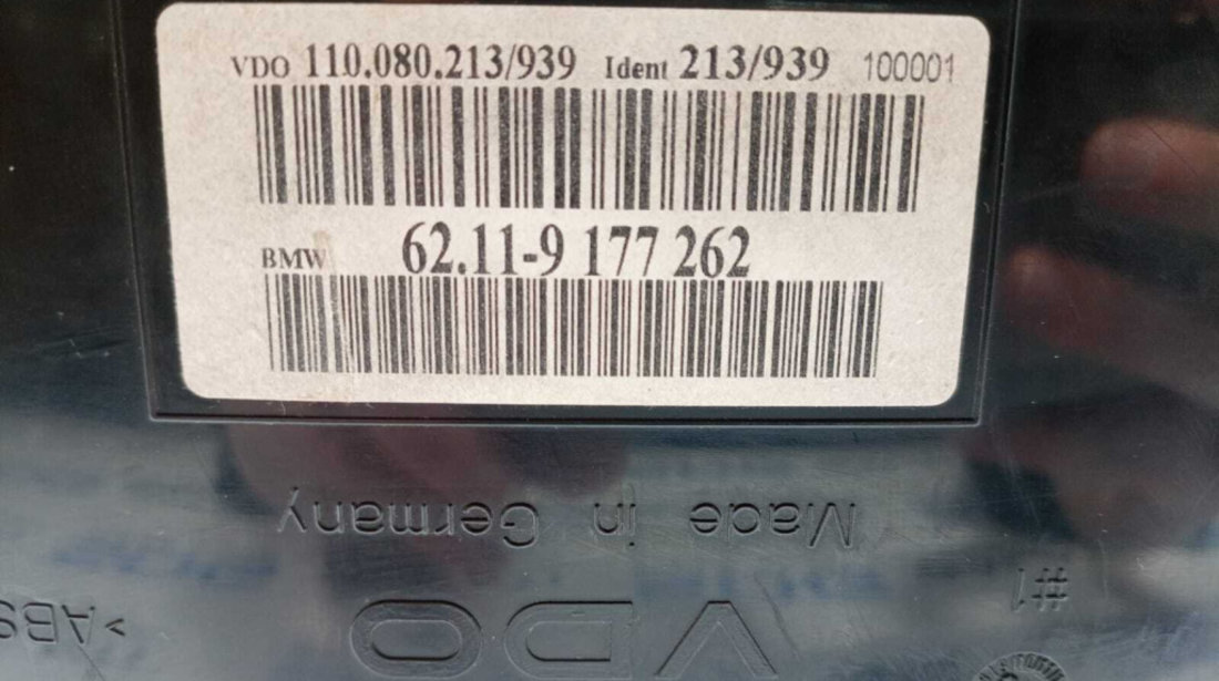 Ceas Ceasuri Cluster Instrumente Bord BMW Seria 5 E60 E61 2003 - 2010 Cod 6965359 9177262 A2C53257079 [M3887]