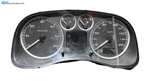 Ceas Ceasuri Cluster Instrumente Bord cu Display Peugeot 307 2001 - 2007 Cod Cod P965129680C 9651296...