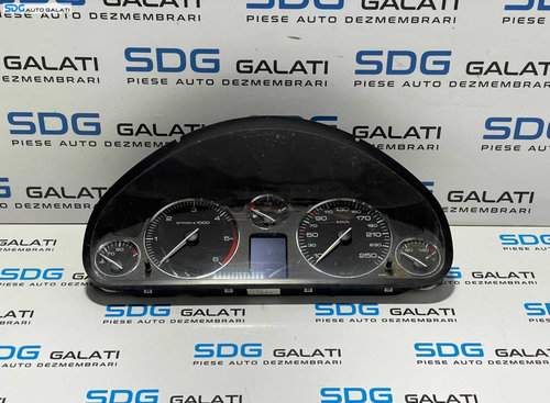 Ceas Ceasuri Cluster Instrumente Bord cu Display Peugeot 407 2004 - 2010 Cod 9646283280 [L2493]