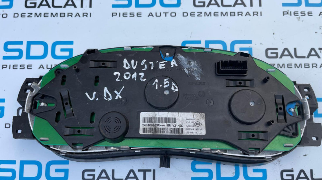 Ceas Ceasuri Cluster Instrumente Bord Dacia Duster 1.5 DCI 2010 - 2018 Cod 248108969R 248108969 [2861]