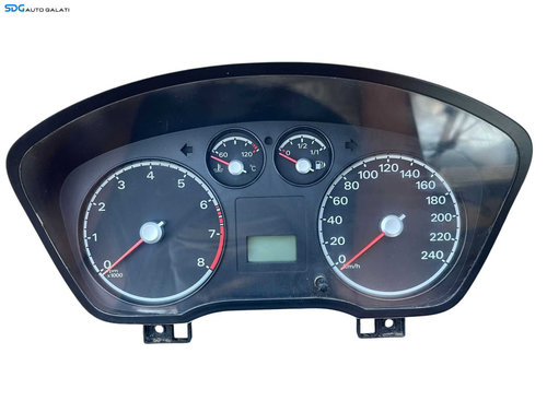 Ceas Ceasuri Cluster Instrumente Bord Ford Focus 2 1.6 16V Benzina 2004 - 2010 Cod 4M5T-10849-AM 3M5...