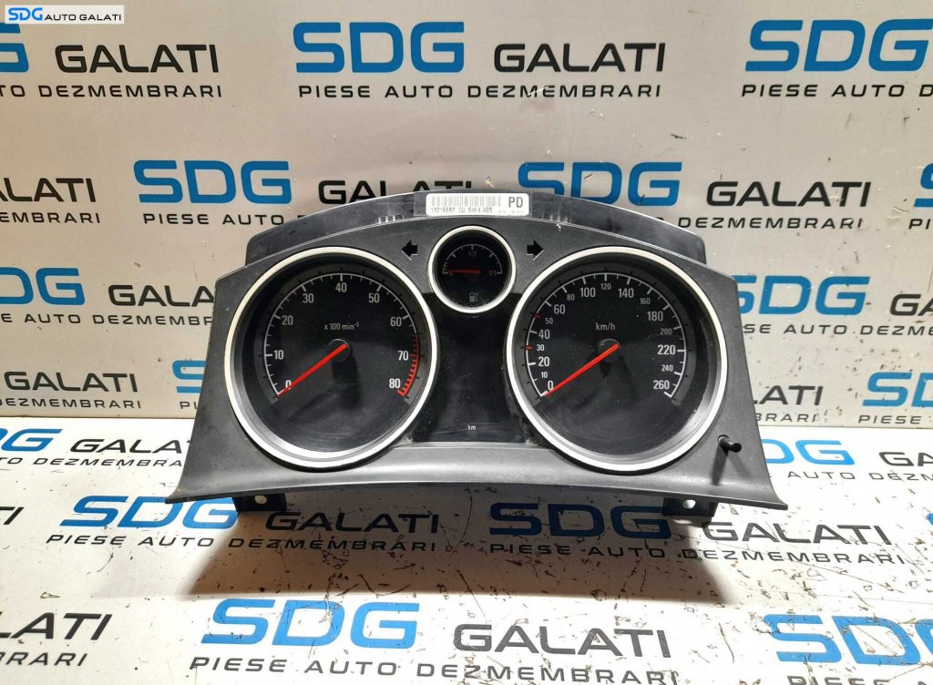 Ceas Ceasuri Cluster Instrumente Bord Opel Astra H 2004 - 2010 Cod 13216682 [N0344]