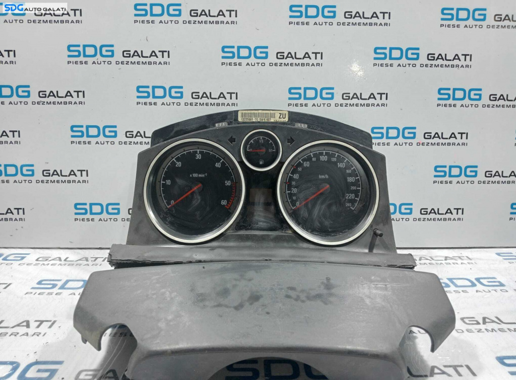 Ceas Ceasuri Cluster Instrumente Bord Opel Astra H 1.9 Diesel 2004 - 2010 Cod 13225981 [L4790]