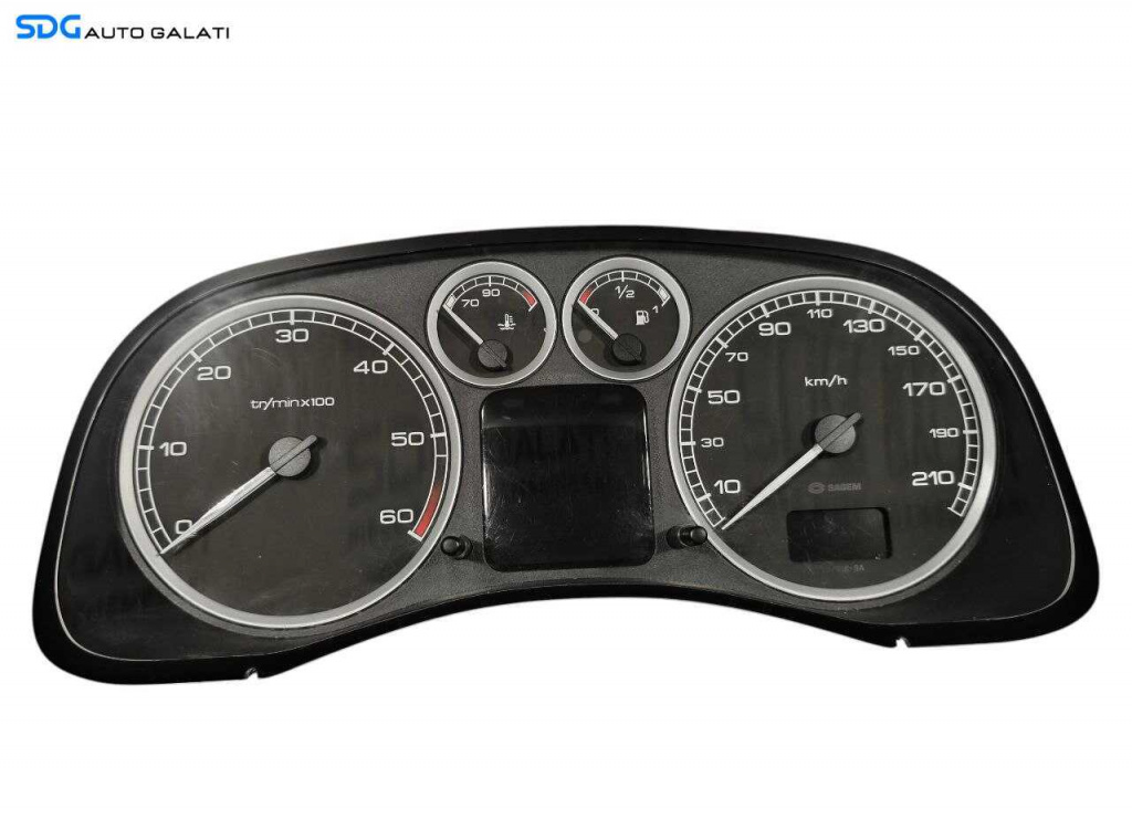 Ceas Ceasuri Cluster Instrumente Bord Peugeot 307 1.6 HDI 2001 - 2008 Cod 21651870 [LR1384]