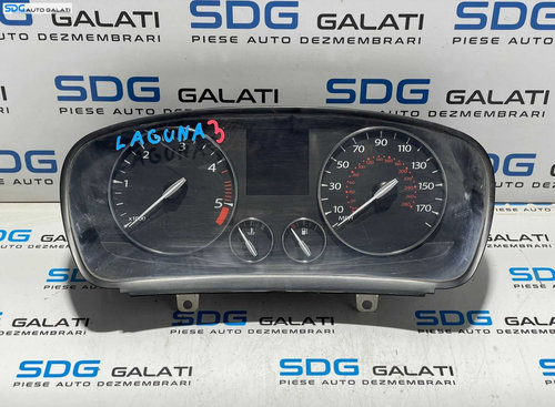Ceas Ceasuri Cluster Instrumente Bord Renault Laguna 3 2.0 DCI 2007 - 2015 Cod 2481000114R A2C531828...