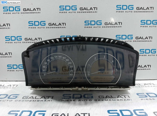 Ceas Ceasuri Cluster Instrumente Bord Volan Stanga KM BMW Seria 7 E65 E66 730 3.0 D FL Facelift 2001...