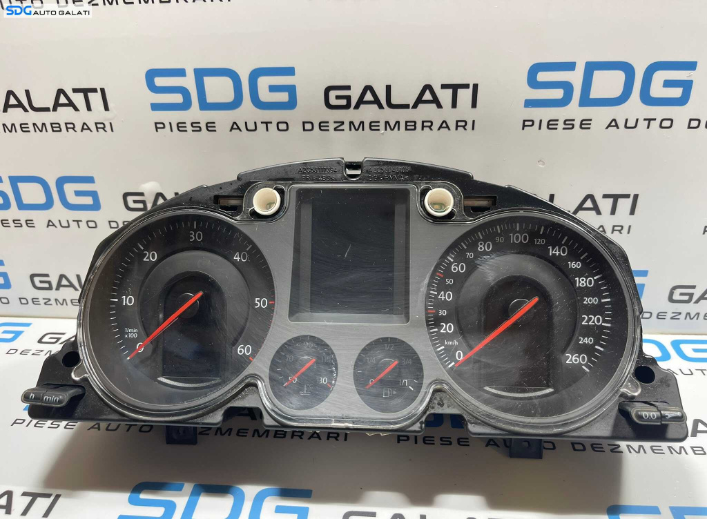 Ceas Ceasuri Cluster Instrumente Bord Volkswagen Passat B6 2.0 TDI 2005 - 2010 Cod 3C0920870G [2709]
