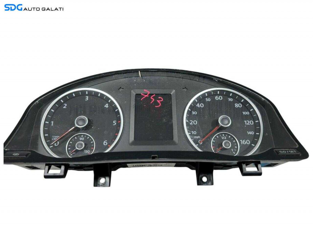 Ceas Ceasuri Cluster Instrumente Bord Volkswagen Tiguan 2.0 TDI 2007 - 2015 Cod 5N0920982D [LR1016]