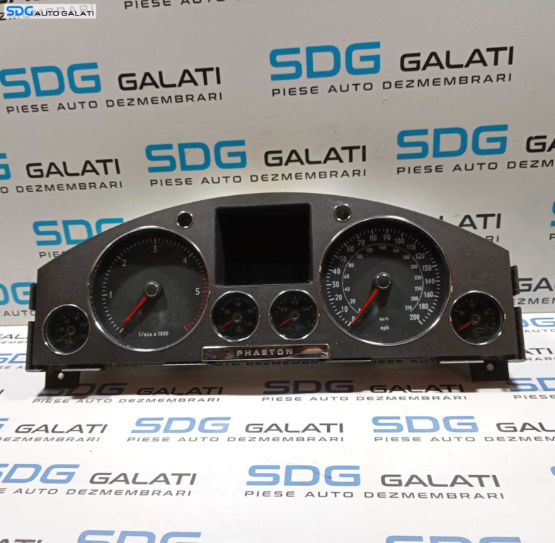 Ceas Ceasuri Cluster Instrumente Bord Volkswagen Phaeton 3.0 TDI 2003 - 2010 Cod 3D0920982P 0263661009 [283M8]