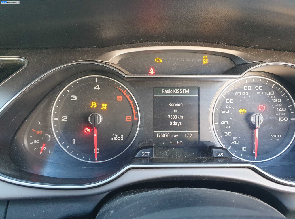 Ceas Ceasuri Instrumente Bord Cluster Audi A4 B8 B8.5 2.0 TDI 2008 - 2015 [K3536]
