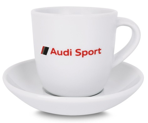 Ceasca Cafea Cu Farfurie Oe Audi Sport Alb 3292300400